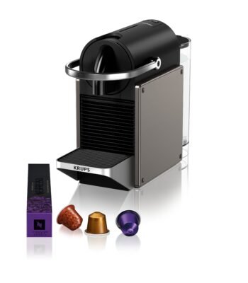 Nespresso Xn 306 T Pixie Coffee Machine  Titan   By Krups