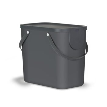 Rotho Albula Afvalscheidingsprullenbak 25L Antraciet