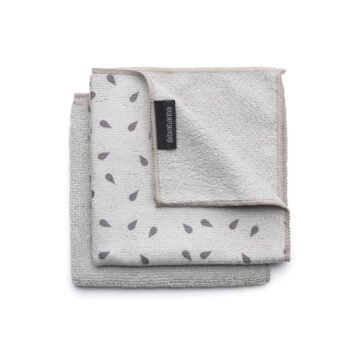 Brabantia Microvezeldoekjes Set Van 2 30X30 Lichtgrijs