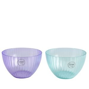 Schaal Kunststof 25,3Cm Doorsnee 2 Assorti Kleur