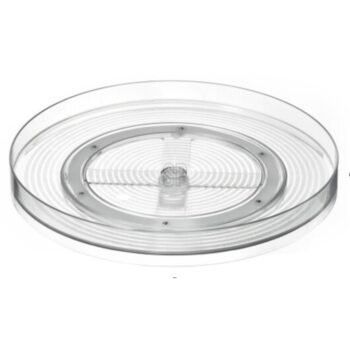 Opbergbak Koelkast Rond 29 Cm Transparant