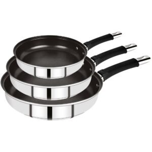 Bergner Koekenpannenset Alena – 3-Delig – Rvs – Inductie