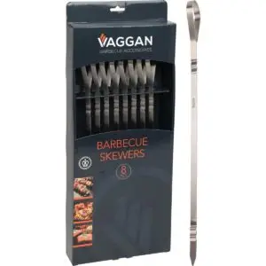 Vaggan 8X Bbq Vleespennen – Barbecue Spies – Rvs – 41 Cm