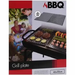 Bbq Barbecue Rvs Grillplaten – 2 Stuks
