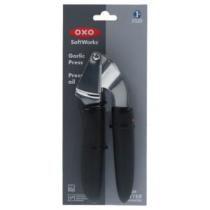 Oxo Softworks Knoflookpers Rvs/Zwart