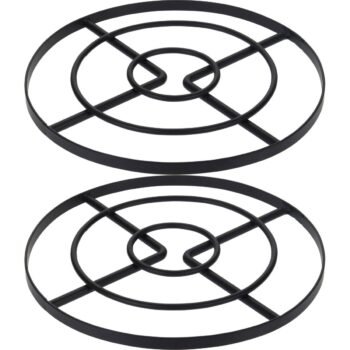 Excellent Houseware 2X Pannenonderzetter - ? 23 Cm - Staal