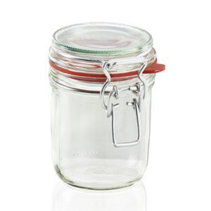 Leifheit 3192 Weckpot Met Beugelsluiting 370 Ml Glas/Rvs