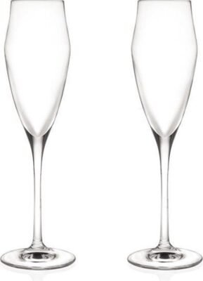Bergner Masterpro Champagneglazen - Fluitglazen - 18.2Cl - Kristalglas - 2 Stuks