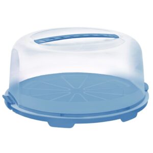 Rotho Fresh Taartdoos 34.5X35.5X16.5 Cm Horizon Blauw/Transparant