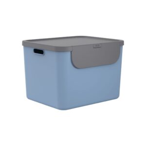 Rotho Albula Afvalscheider 55L Blauw/Antraciet