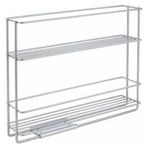 Metaltex Space Saver Smart Kitchen Uitschuifbaar Kruidenrek 6X28X22 Cm Zilver