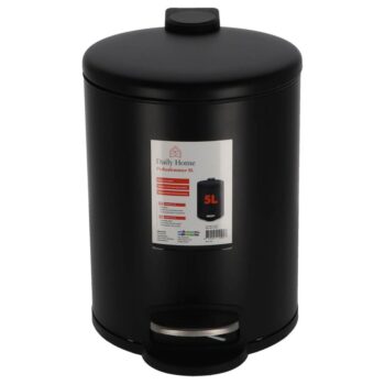 Daily Home Pedaalemmer 5L Mat Zwart
