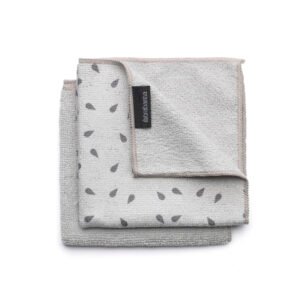 Brabantia Microvezeldoekjes Set Van 2 30X30 Lichtgrijs