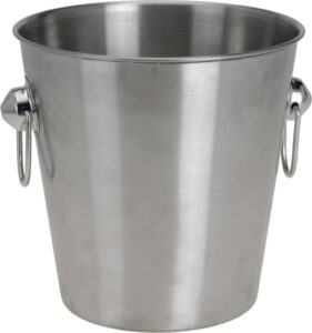 Excellent Houseware Champagnekoeler/Ijsemmer 3L Zilver Rvs D20 Cm