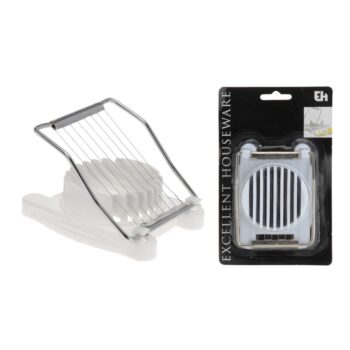 Excellent Houseware Eiersnijder Wit/Rvs