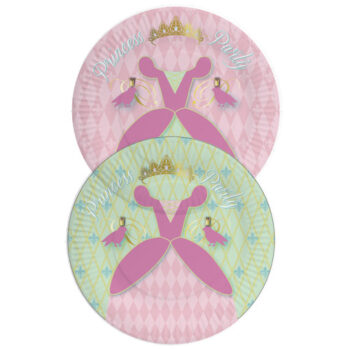 Disney Princess Borden 23Cm 8 Stuks