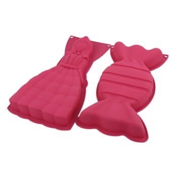 Basic Silicone Bakvorm Snoep/Princes 17X3X32 Cm Roze