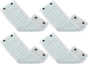 Leifheit Clean Twist M/Combi Clean M Vloerwisser Vervangingsdoek Met Drukknoppen Micro Duo33 Cm Set Van 4
