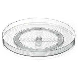 Opbergbak Koelkast Rond 29 Cm Transparant