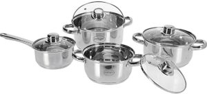 Ceruzo Pannenset 8-Delig – Alle Warmtebronnen – Inductie