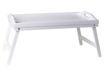 Ceruzo Ontbijt Dienblad - Wit - 50X30 Cm  - Inklapbaar