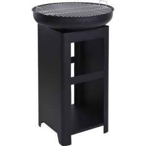 Bbq Grillplaat Met Opslag – Hoog Model