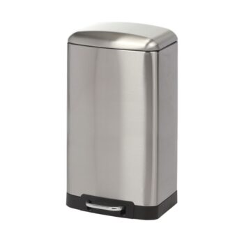 Duett Pedaalemmer - 30 Liter - Metaal - Chroom