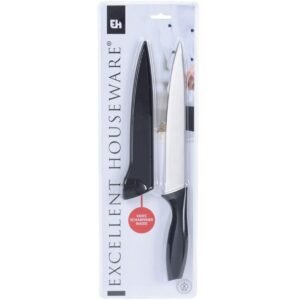 Excellent Houseware Uitbeenmes – Incl. Houder En Slijper