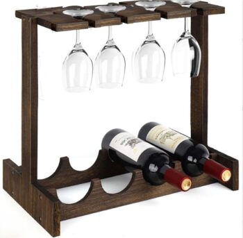 Ceruzo Wijnrek Met Wijnglashouder