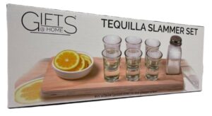 Gifts@Home Tequila Serving Set – Tequila Shotjes Op Serveerplank