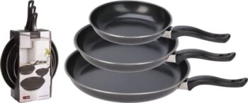 Excellent Houseware Koekenpannenset 3-Delig - Budgetline