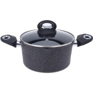 Excellent Houseware Braadpan Met Deksel – ?20Cm – Gesmeed Aluminium