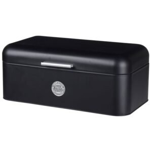 Excellent Houseware Metalen Broodtrommel – Zwart