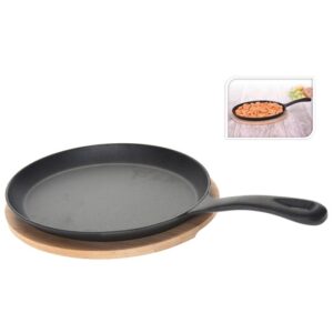Excellent Houseware Tapas Koekenpannetje Ovaal – Gietijzer – ?24 Cm