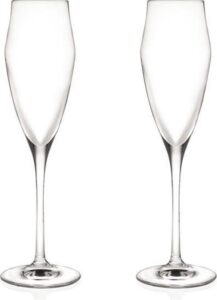 Bergner Masterpro Champagneglazen – Fluitglazen – 18.2Cl – Kristalglas – 2 Stuks