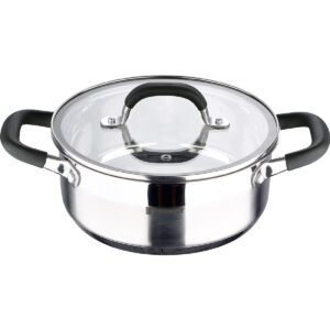 Bergner Midnight Rvs Kookpan Met  Deksel – Inductie – 20Cm – 2.3L