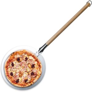 Bergner Masterpro Pizzaschep Xl – Voor Oven En Bbq – ?30 X 87Cm – Met Afneembaar Handvat – Rvs