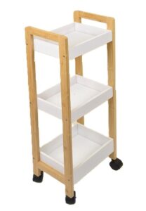 Ceruzo Opbergtrolley – Verrijdbaar Keukenrek – 3 Etages