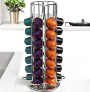 Ceruzo Capsulehouder – Geschikt Voor 42 Nespresso Koffiecups – Draaibaar