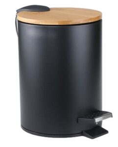 Ceruzo Prullenbakje – 3 Liter – Zwart