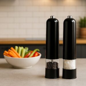 Ceruzo Elektrische Peper- En Zoutmolen Set – Verstelbare Maalgraad
