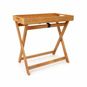 Ceruzo Bijzettafel Malibu – Inklapbaar Met Afneembaar Dienblad – 50 X 30 X 50 Cm