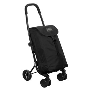 Ceruzo Go Four Boodschappentrolley  – Zwart – 43.5 Liter – By Playmarket