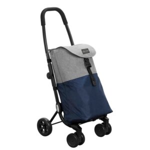 Ceruzo Go Four Boodschappentrolley  – Blauw / Grijs – 43.5 Liter – By Playmarket
