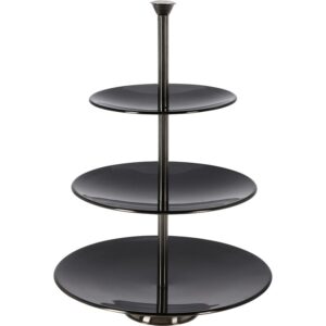 Excellent Houseware Etagere Rvs – 36,5 Cm – Glanzend