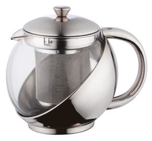 Renberg Theepot Met Filter – 0.75 Liter – Roestvrijstaal