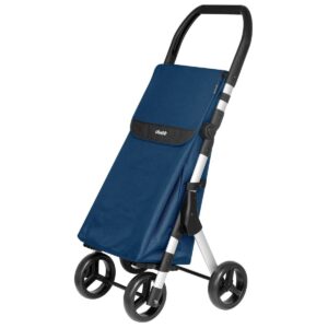 Duett Muuvi Up Boodschappentrolley – Tasinhoud 46L – 4 Wielen – Opvouwbaar – Blauw