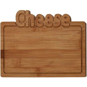 Excellent Houseware Bamboe Snijplank -Cheese – 25X17Cm